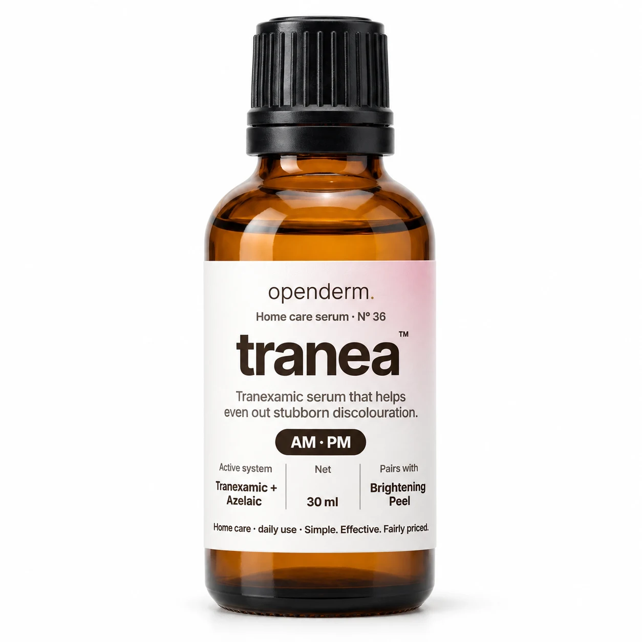 OPENDERM tranea™ Discoloration Serum — product photograph