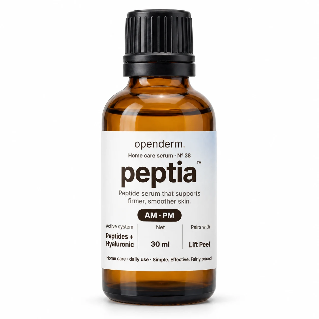 OPENDERM peptia™ Firming Serum — product photograph