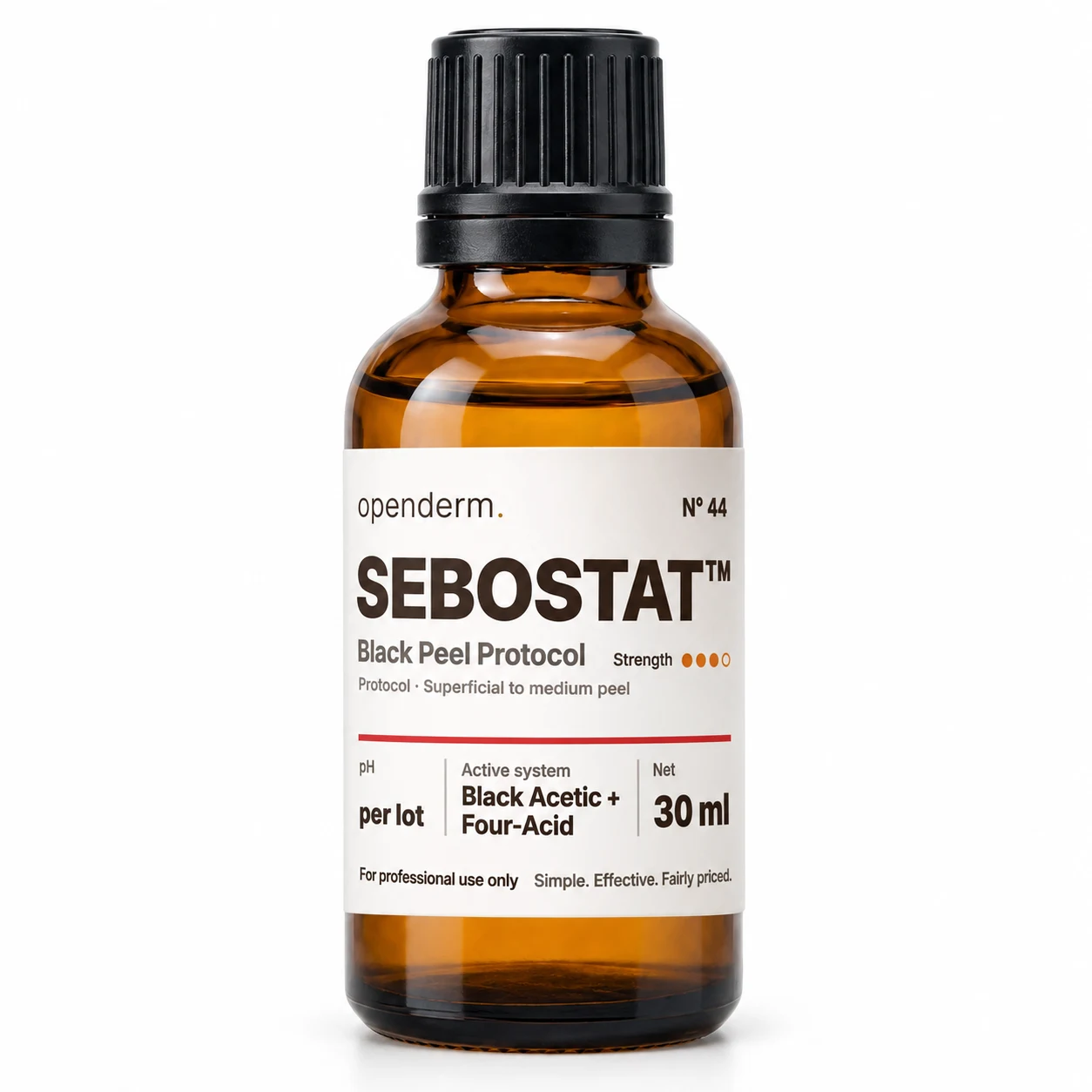 OPENDERM SEBOSTAT™ Black Peel Protocol