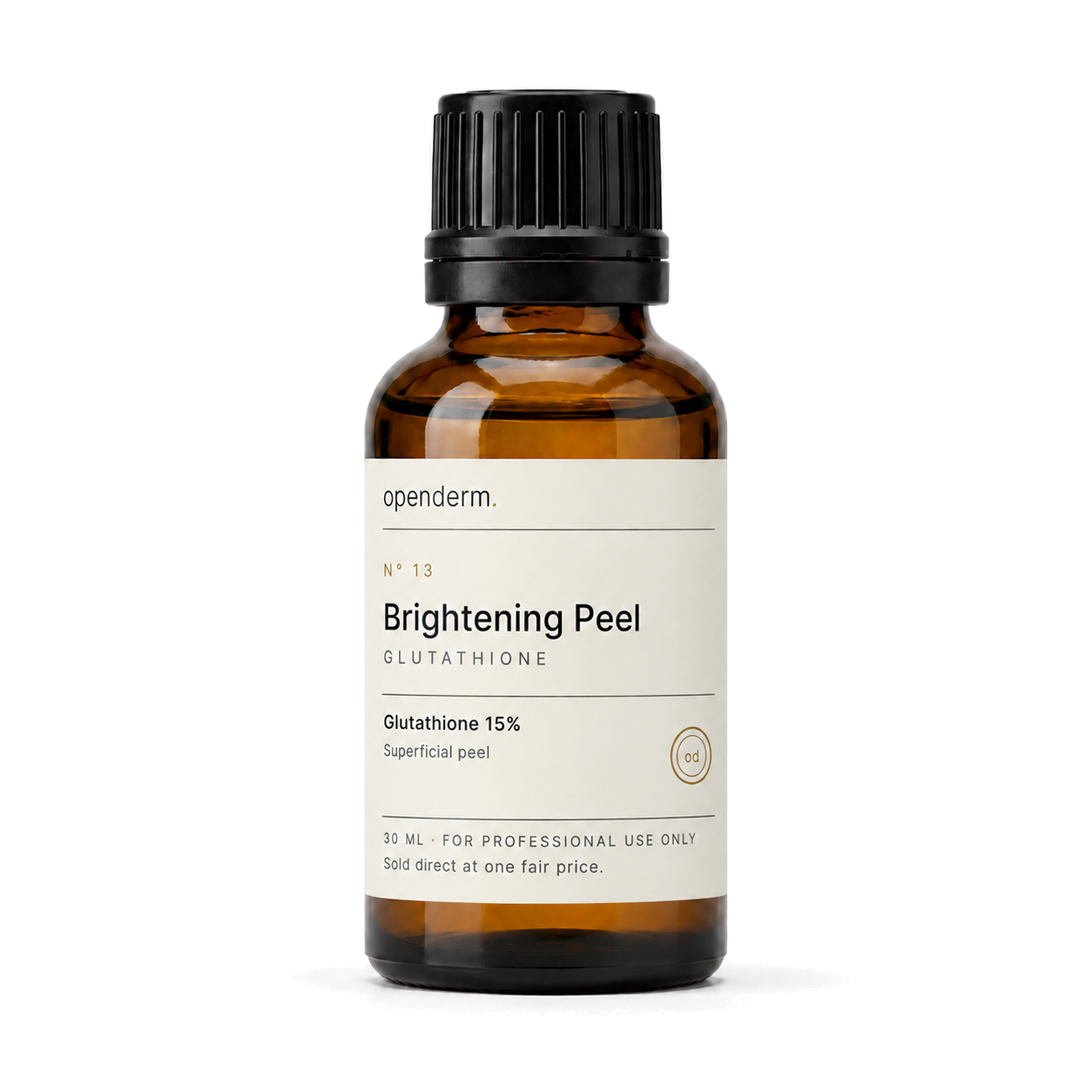OPENDERM Brightening Peel · Glutathione — product photograph